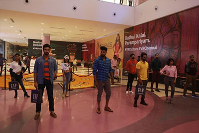 Fashion Flash mob held in our centre Between 1st-2nd Nov, 2018