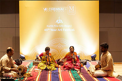 Srividya and Sudha & Party at Kartik Fine Arts 2019